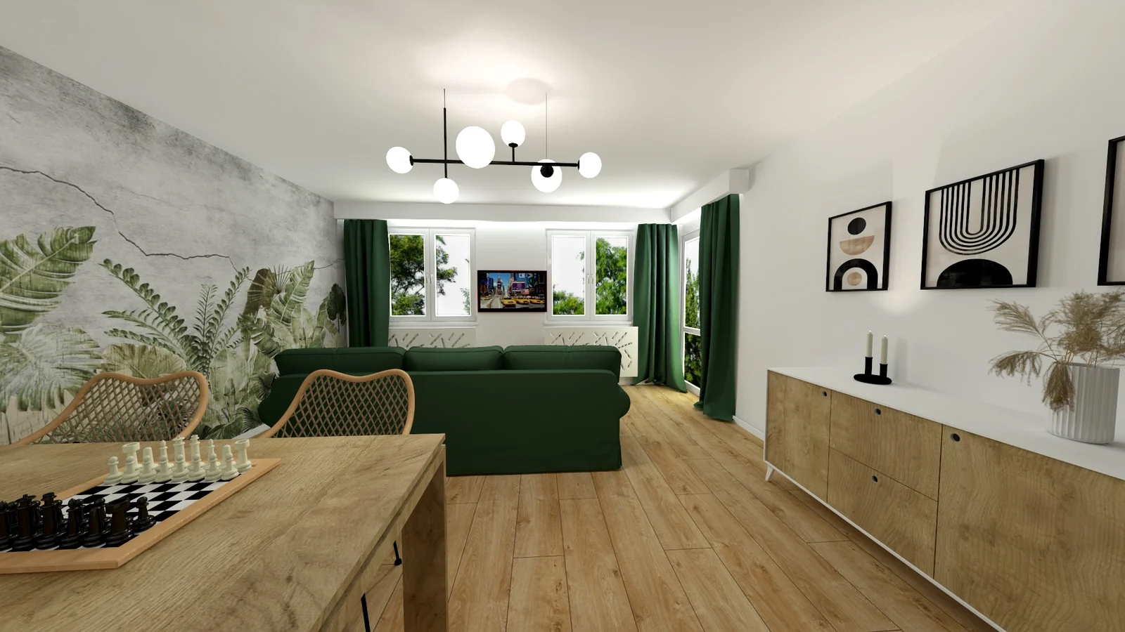 Realizacja projektantki wnetrz Ewelina Zukowska, Mazury